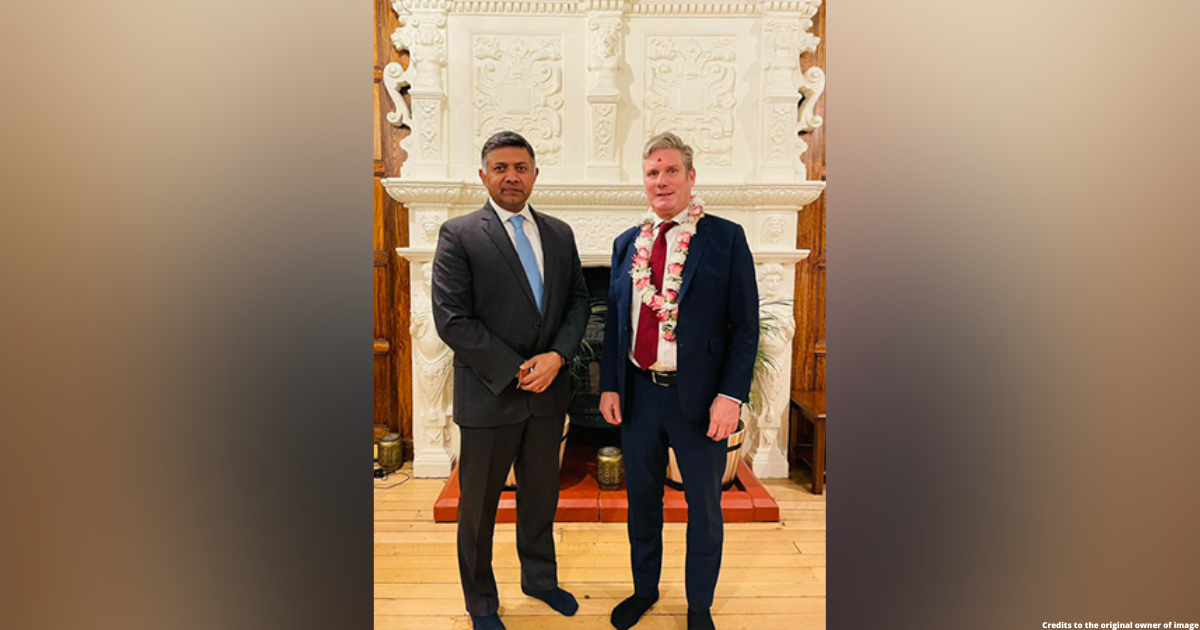 Indian High Commissioner holds 'productive' talk with UK Labour party leader Keir Starmer